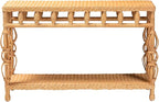 Bali & pari Dolby Natural Rattan Console Table - Image 4