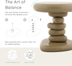 24/7 Shop at Home Kavren Modern 22-inch Oval Glossy Pedestal End Table - Image 5