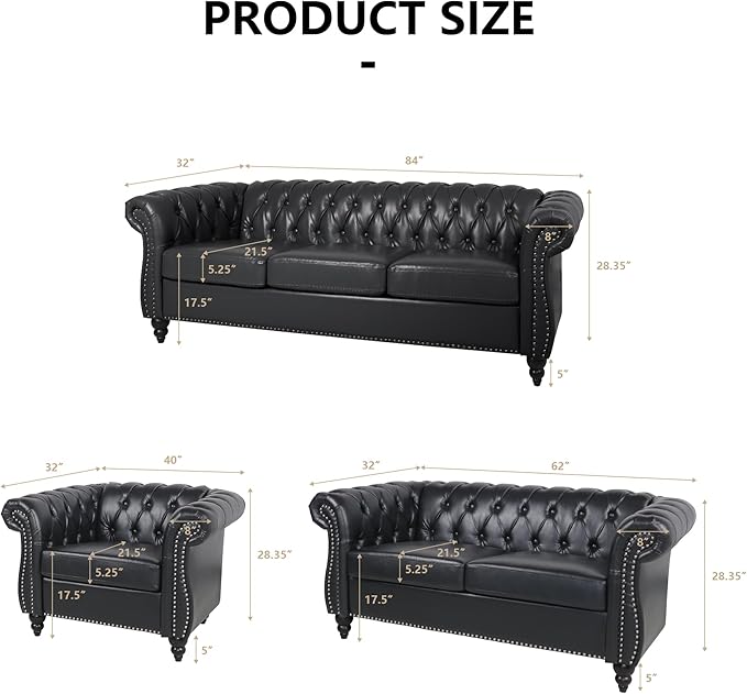 AVZEAR Leather Upholstered Armchair, Single Sofa Chair - Image 2