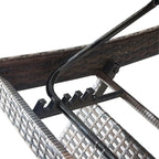 PE Rattan Adjustable Backrest Chaise Lounge Set 2 - Image 8