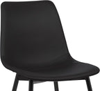 Armen Living Monte Mid Century Modern Dining Accent Chair - Image 10
