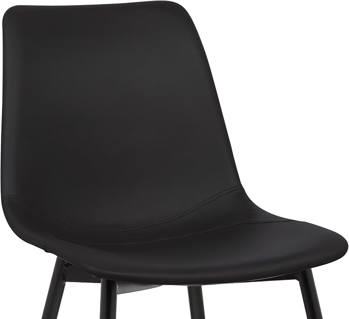 Armen Living Monte Mid Century Modern Dining Accent Chair - Image 10