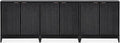 mopio Brooklyn Fluted Storage Cabinet, Modular Accent Buffet Sideboard by MopioInc