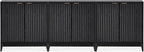 mopio Brooklyn Fluted Storage Cabinet, Modular Accent Buffet Sideboard by MopioInc