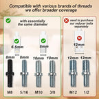 7-12 Inch Adjustable Bed Base Legs, Heavy Duty Metal Replacement Kit - Image 3