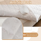 Dog Couch Cover for Sofa 100% Waterproof Faux Linen Sofa Covers for 3 Cushion - Image 5