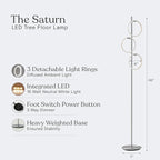 Brightech Saturn LED Tree Floor Lamp - Image 3