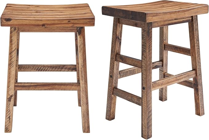 Alaterre Furniture Durango 26-Inch Industrial Wood Counter-Height Stools – Set - Image 7