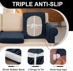 UNBBRRL Stretch Couch Backrest Cushion Cover - Image 3