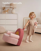 Blissful Diary Toddler Chair, Snuggly Soft Kids Sofa Chair, Supportive Toddler - Image 7