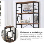 HOMISSUE Bookcase, 6-Tier Tall Bookshelf Metal Bookcase and Bookshelves - Image 4