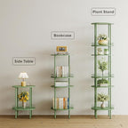 Green Side Table Set of 2, Small Modern Round Side Table - Image 5