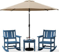 SERWALL Outdoor Rocking Chairs Set of 2 by SERWALL