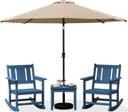 SERWALL Outdoor Rocking Chairs Set of 2 by SERWALL