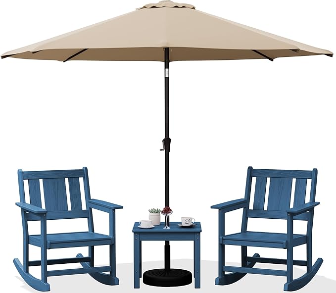 SERWALL Outdoor Rocking Chairs Set of 2 by SERWALL