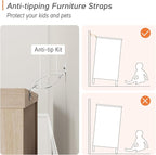 WAMPAT Farmhouse Nightstand - Image 7