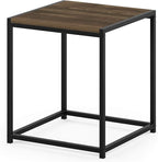 FURINNO Camnus Modern Living End Table, Columbia Walnut, 15.75 in x 15.75 in x - Image 5