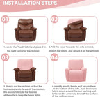Cupuamon Recliner Chair Covers, Lazy Boy Recliner Covers Stretch Reclining - Image 6