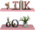 SAUMONIERES 24 Inch Floating Wall Shelves by Saumonieres