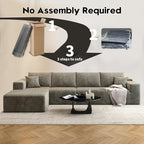 135.4" Cloud Modular Sectional Sofa Couch - Image 5