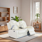 Power Recliner Sofa Set with LED Lights, Includes a Manual Recliner 1 Seat and - Image 4