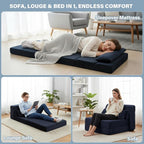 Tiita Convertible Folding Sofa Bed Single Size - Image 4