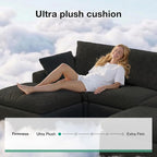 Novilla Modular Cloud Couch, Modern Sectional Sofa - Image 4