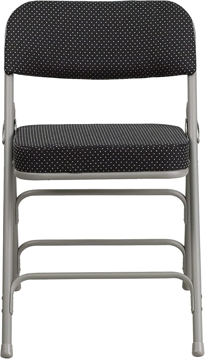 Flash Furniture 2 Pack HERCULES Series Premium Curved Triple Braced & Double - Image 8