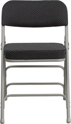 Flash Furniture 2 Pack HERCULES Series Premium Curved Triple Braced & Double - Image 8