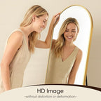Antok 58" x19” Arched Full Length Floor Mirror, Free Standing/Wall Mount/Leaning - Image 5