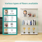 LFT HUIMEI2Y Glass Display Cabinet 3-Shelf - Image 4