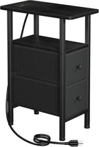 LOAKEKEL Narrow End Table Living Room by LOAKEKEL