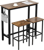 Finnhomy Bar Table Set, 39.3" Pub Table High Top Table, Rectangular Bar Height by Finnhomy