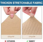 Smiry Waterproof Seat Covers for Dining Room Chairs Set of 4, Stretch Jacquard - Image 4