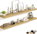Fun Memories 55Inch Long Floating Shelves, 8 Inch Deep Shelves by FunMemories