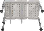 Flash Furniture HERCULES Series 300 Lb. Capacity Adjustable White Bath & Shower - Image 15