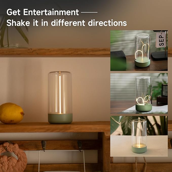 AUGE LIGHT Mini Minimalist Table Lamp Cordless Lamp Rechargeable Table Lamp - Image 2