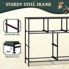 WLIVE 7 Drawer Dresser TV Stand, Entertainment Center, Media Console Table - Image 7