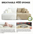 Sytopia Loveseat Chaise Lounge - Image 5