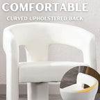 RIVOVA Set of 4 Modern Barrel Dining Chairs, Dining Living Room Kitchen Chairs - Image 4