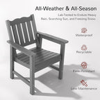 Stoog All-Weather Outdoor & Garden Chair, Patio Dining Chairs - Image 5