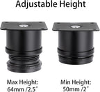 OwnMy 4PCS 2 Inch Stainless Steel Furniture Legs Feets Metal Cabinet Desk Legs - Image 4