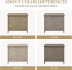 31.5" Carved 3-Drawer Cabinet - Image 6