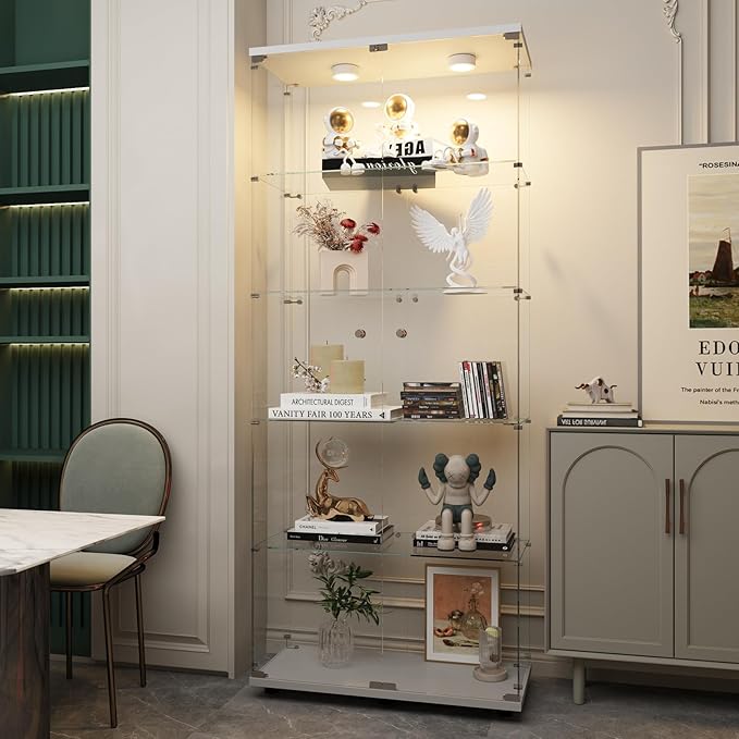 Beauty4U Glass Display Cabinet - Image 2