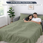 Cottington Lane Sleeper Sofa Sheets Queen Size, 4 Piece Premium Quality 100% - Image 6