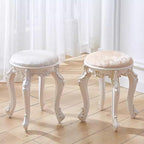 Vintage Vanity Stool Vanity Chair, Round & Rectangular Makeup Stool, Cute - Image 4