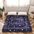 MAXYOYO Navy Star Futon Mattress Japanese Floor Mattress Tatami Floor Mat by MAXYOYO