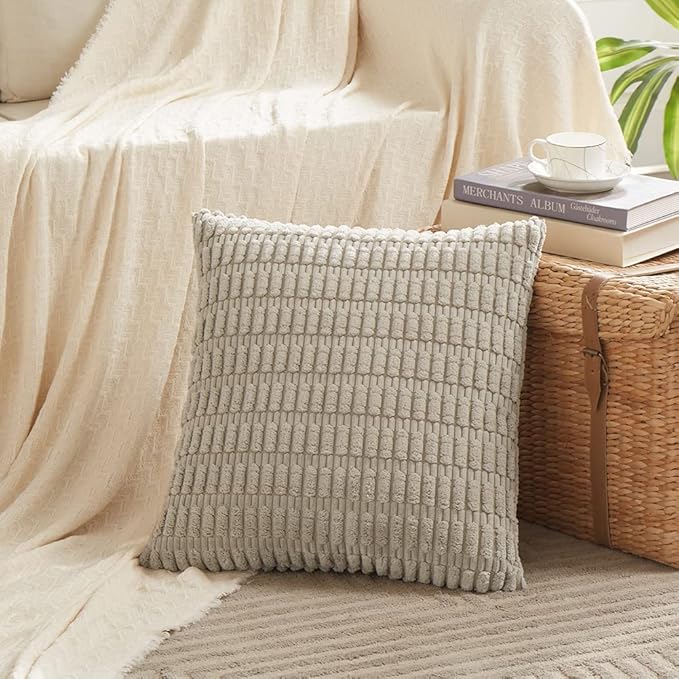 Fancy Homi 4 Packs Decorative Throw Pillow Covers - Image 2