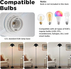 COSYLUX Modern Floor Lamp for Living Room, Industrial Tall Standing Lamp for - Image 6