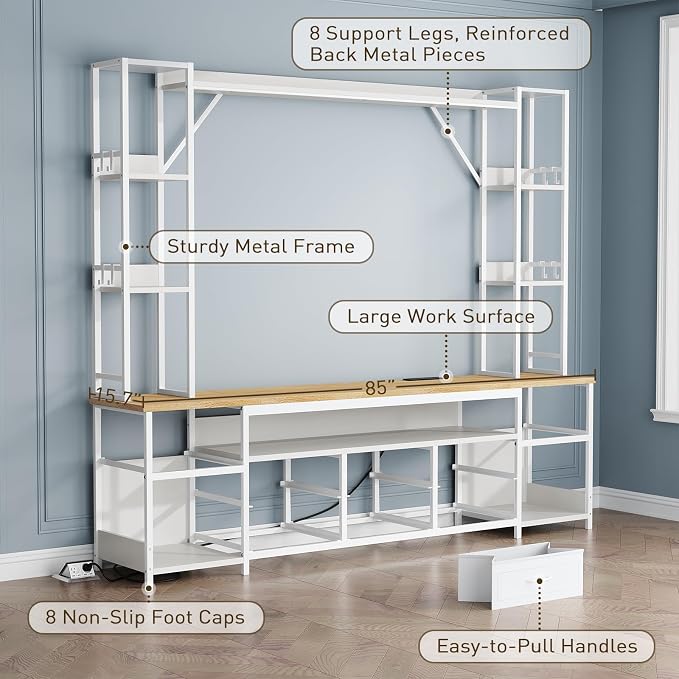 RALGEND Large Entertainment Center - Image 8